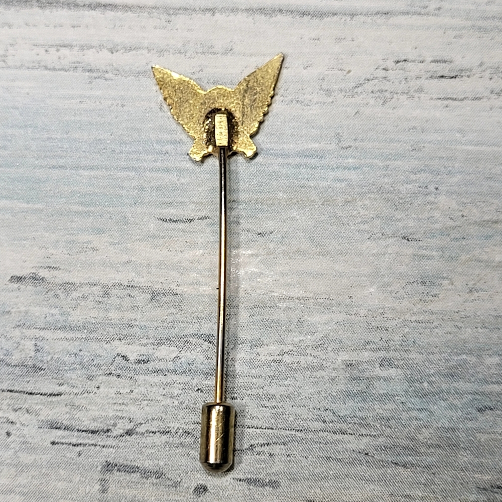 Gold Eagle Lapel Pin - Picture 5 of 6